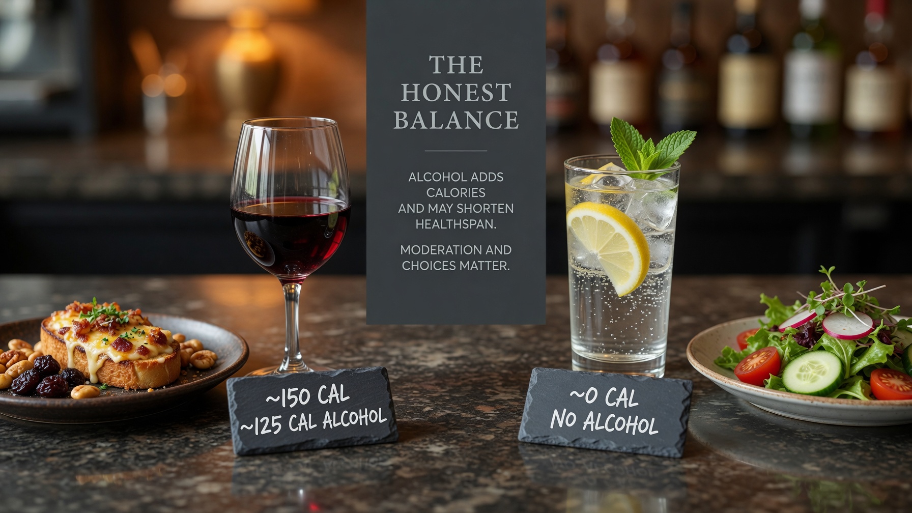 Illustration for: Alcohol, Weight, and Longevity: The Honest Picture