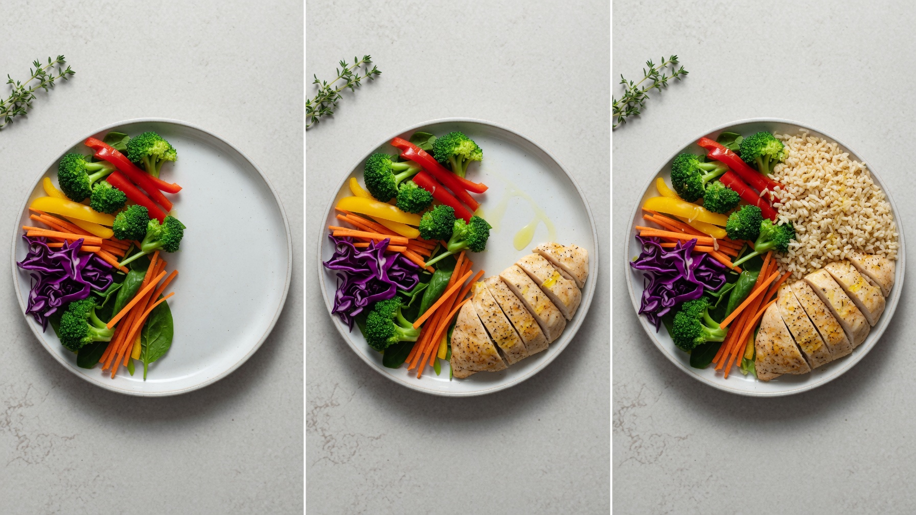 Illustration for: Build a Heart-Healthy Plate in Three Steps