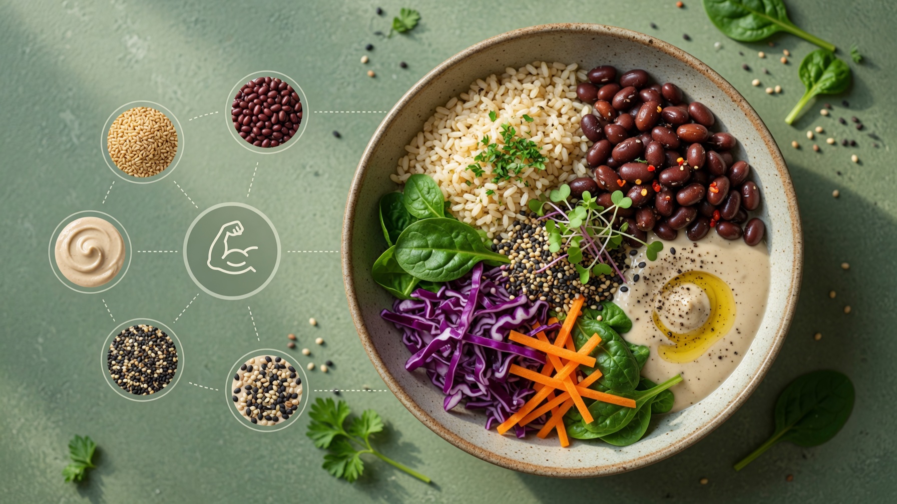 Illustration for: Plant Protein: How to Build Complete, Filling Meals