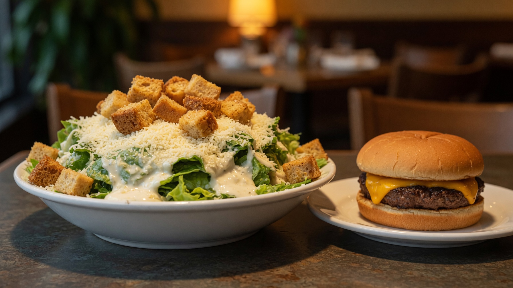 Illustration for: Restaurant Salads Can Hide More Calories Than a Burger