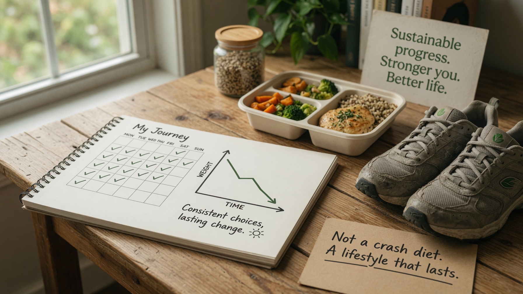 Illustration for: Sustainable Weight Loss: How to Avoid the Rebound