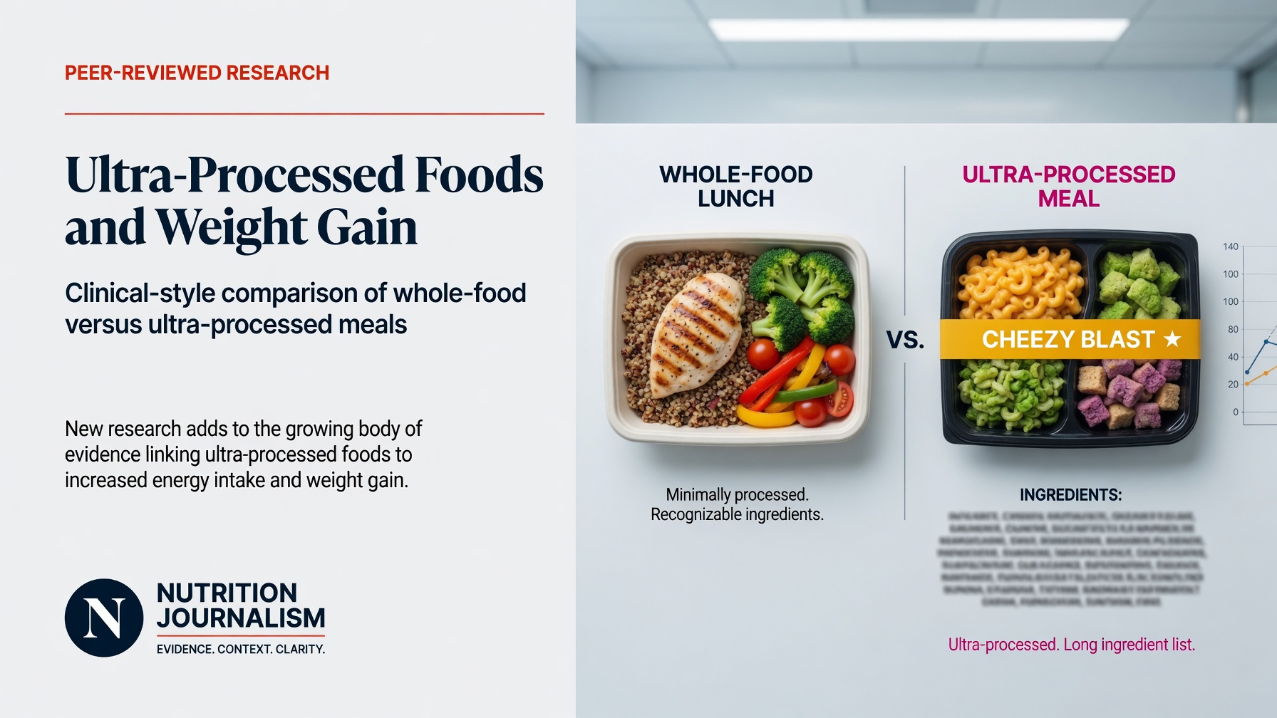 Illustration for: Ultra-Processed Foods and Weight Gain: What Peer-Reviewed Research Shows